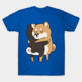 Shiba Inu Hugs T-Shirt